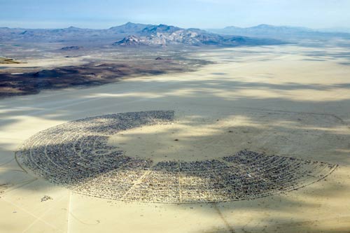 Black Rock City, 2009. (Photo by Scott London)