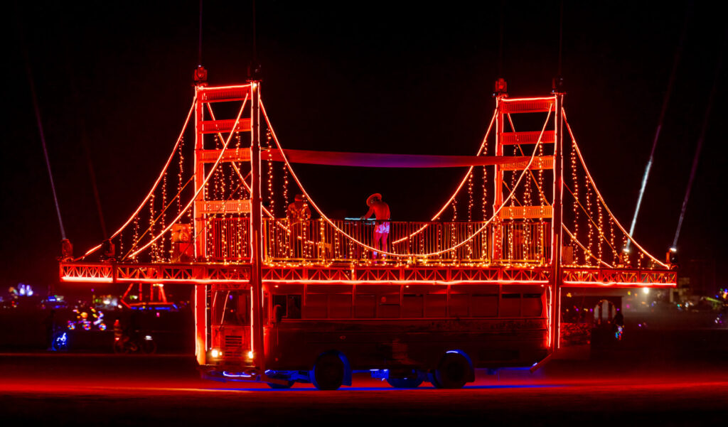 Golden Gate Bridge Art Car